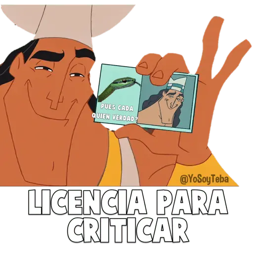 Licencias para de @YoSoyTeba