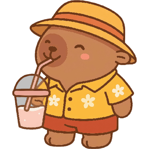 Capibara Kawaii 🏖🍹🌞 preview