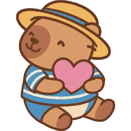 Capibara Kawaii 🏖🍹🌞