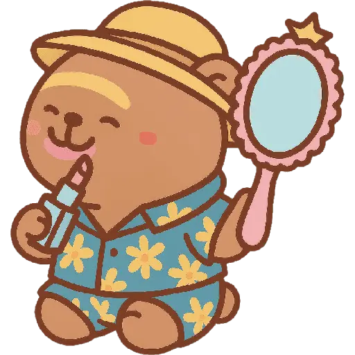 Capibara Kawaii 🏖🍹🌞