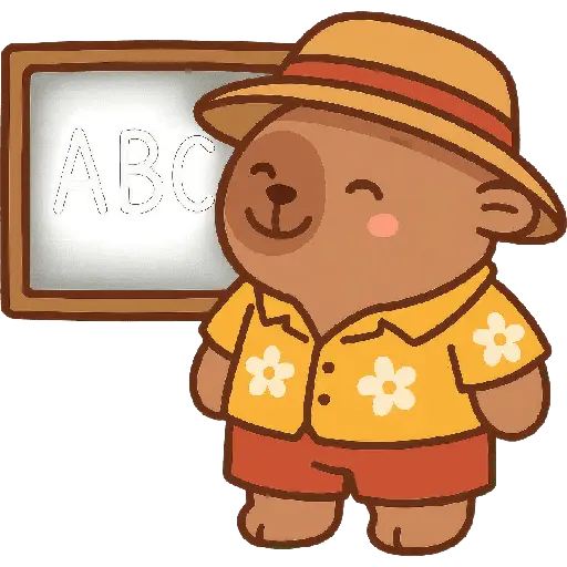 Capibara Kawaii 🏖🍹🌞