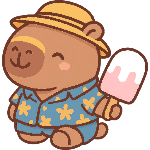Capibara Kawaii 🏖🍹🌞 preview