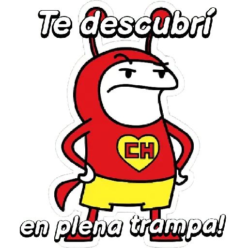 Flork Chapulin enojado! ⚪🔴🟡