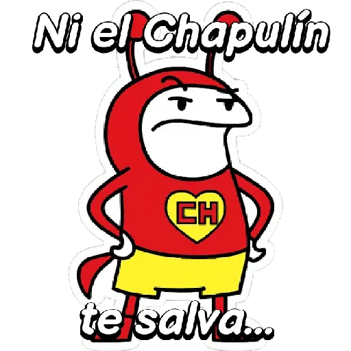 Flork Chapulin enojado! ⚪🔴🟡
