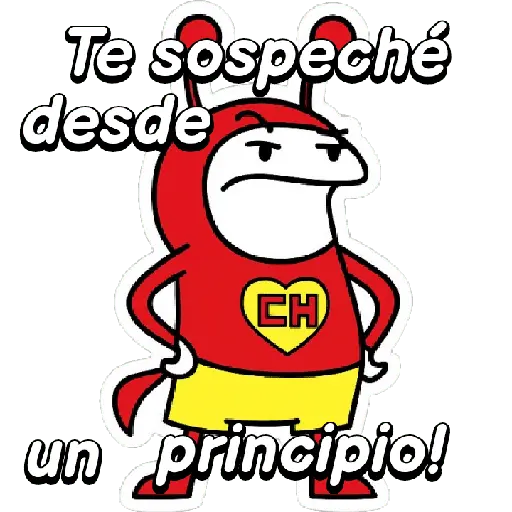 Flork Chapulin enojado! ⚪🔴🟡