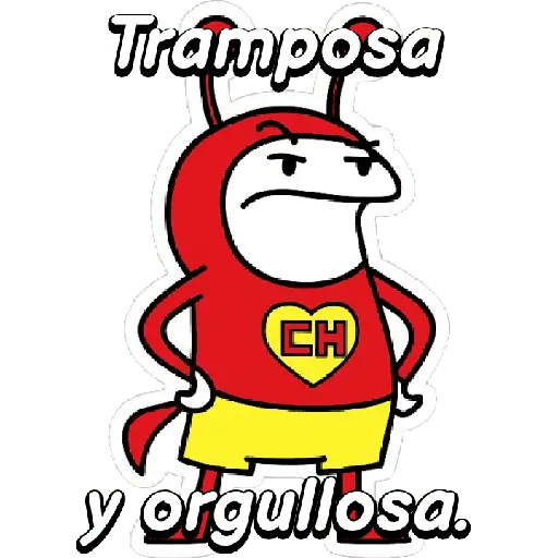 Flork Chapulin enojado! ⚪🔴🟡
