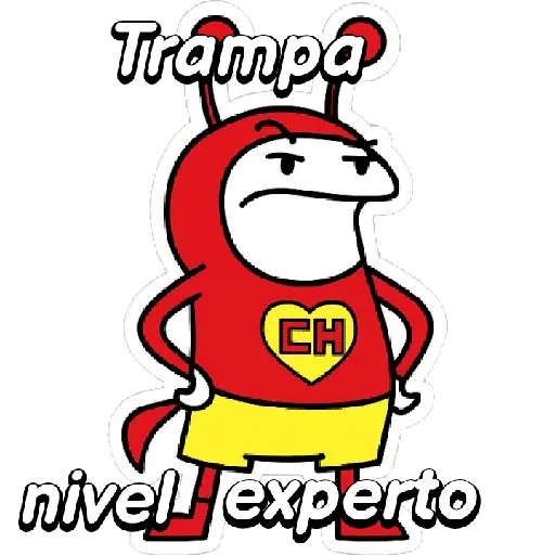 Flork Chapulin enojado! ⚪🔴🟡