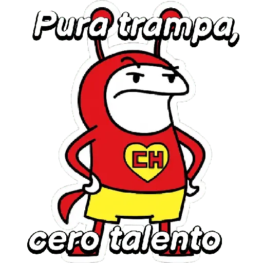 Flork Chapulin enojado! ⚪🔴🟡