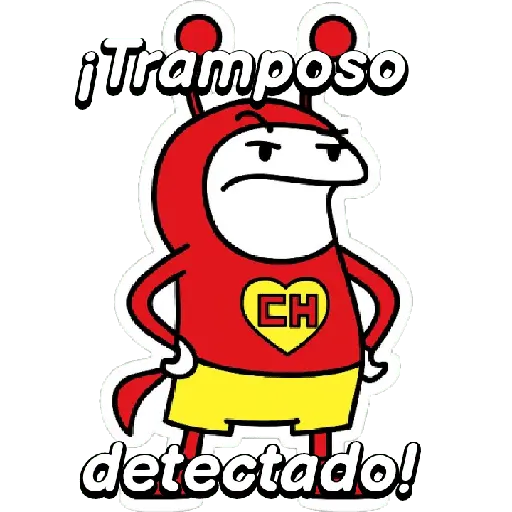 Flork Chapulin enojado! ⚪🔴🟡