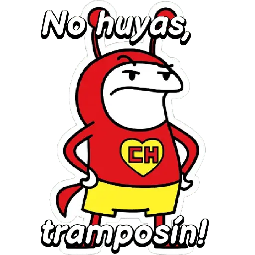 Flork Chapulin enojado! ⚪🔴🟡