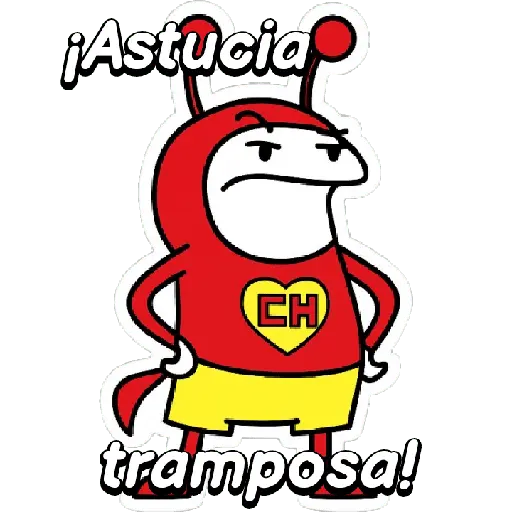 Flork Chapulin enojado! ⚪🔴🟡