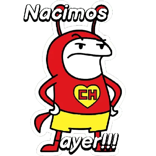 Flork Chapulin enojado! ⚪🔴🟡
