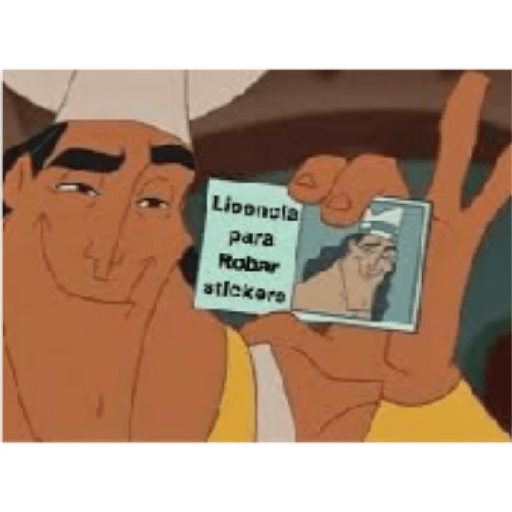 licencias para robar stickers preview