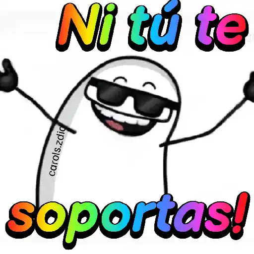Flork divertido animado 🧦🕶️
