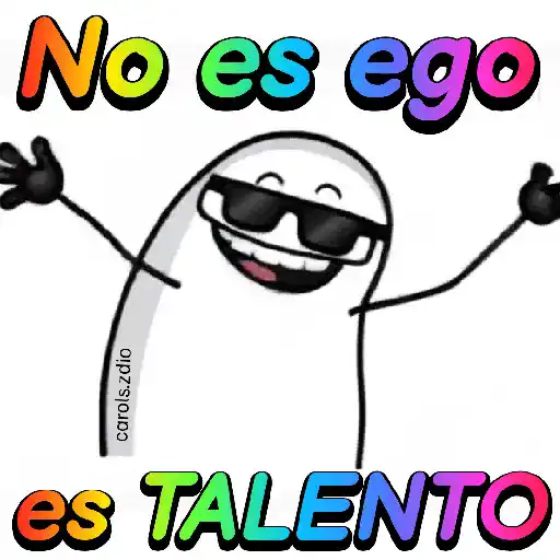 Flork divertido animado 🧦🕶️