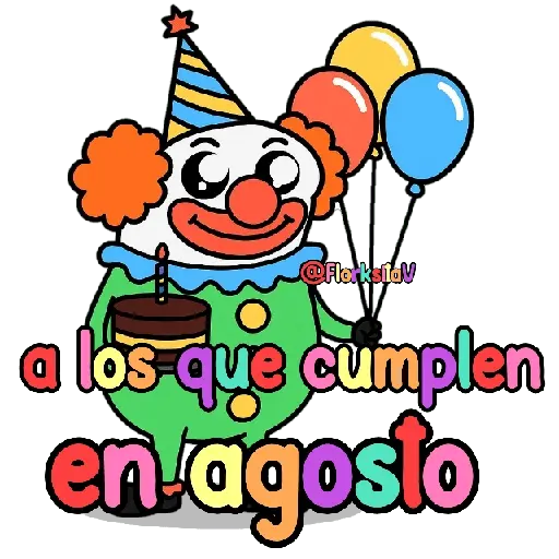 Feliz cumpleaños agosto 🎂🎈🥂
