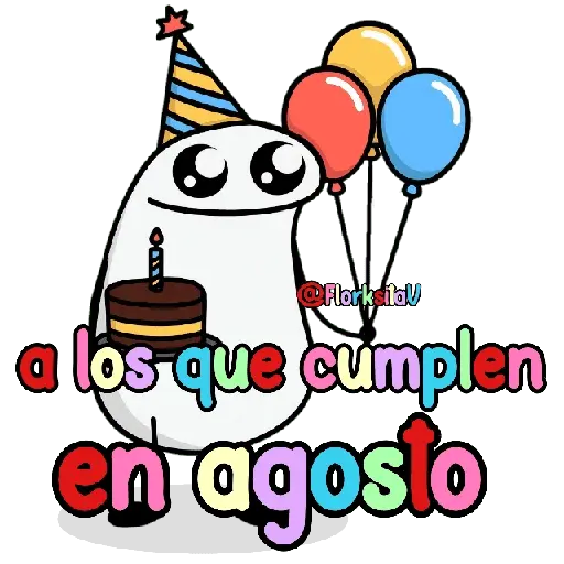 Feliz cumpleaños agosto 🎂🎈🥂