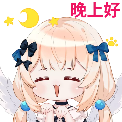 姫神さま [HKVtuber] 貼圖包(有天使翼) preview