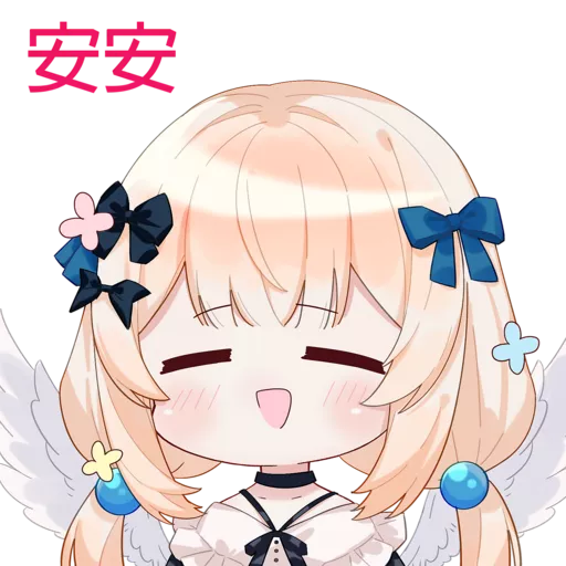 姫神さま [HKVtuber] 貼圖包(有天使翼) preview