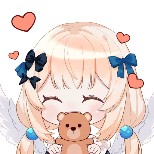 姫神さま [HKVtuber] 貼圖包(有天使翼) preview