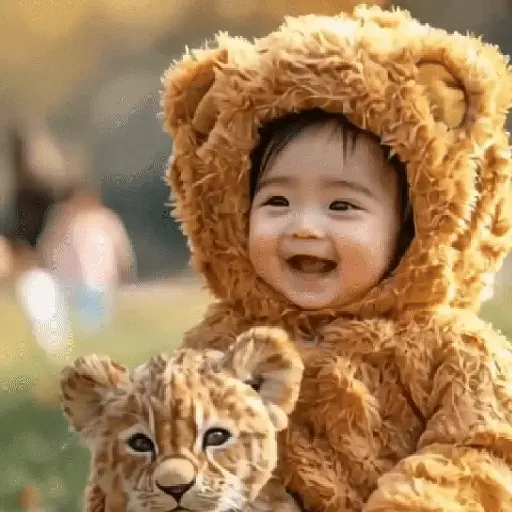 Bebés animalitos virales👶