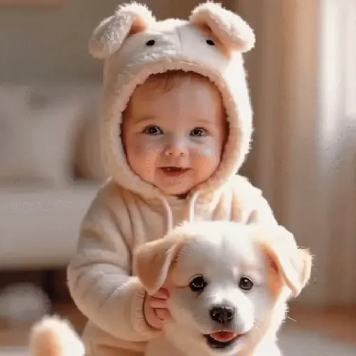 Bebés animalitos virales👶