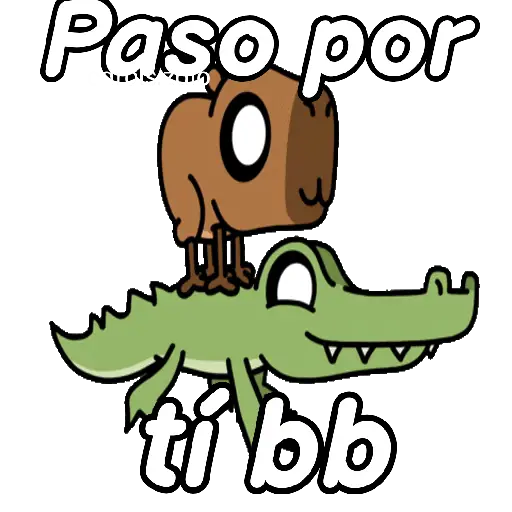 Capibara animado 🦫🗨️📱