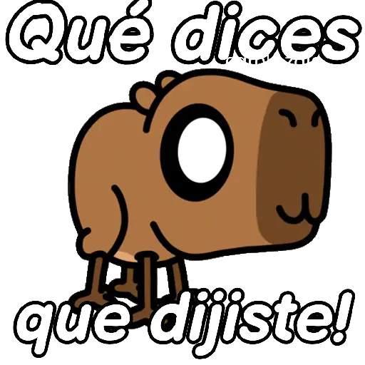 Capibara animado 🦫🗨️📱
