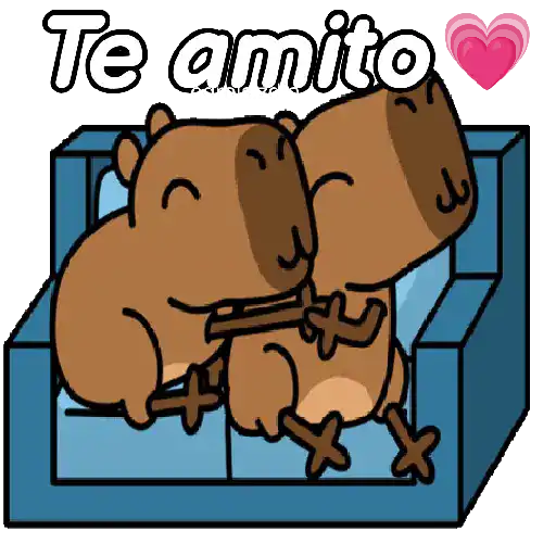 Capibara animado 🦫🗨️📱