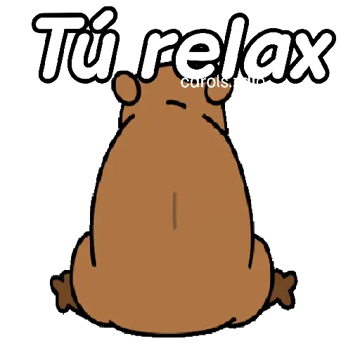 Capibara animado 🦫🗨️📱