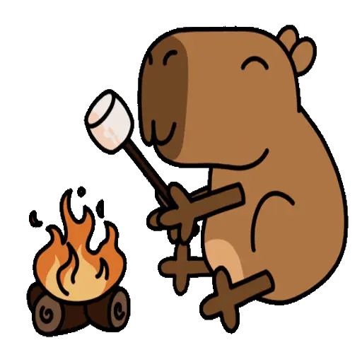 Capibara animado 🦫🗨️📱