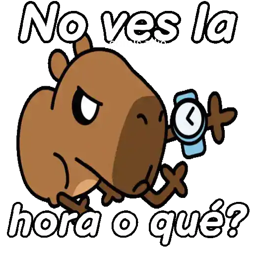 Capibara animado 🦫🗨️📱