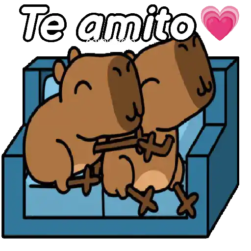 Capibara animado 🦫🗨️📱 preview