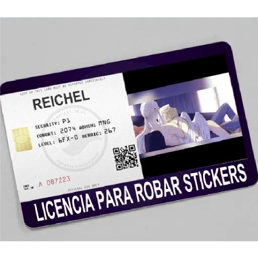 licencia de robar estiker
