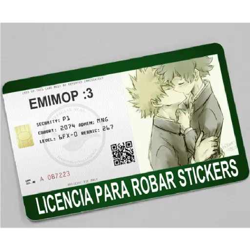 licencia de robar estiker
