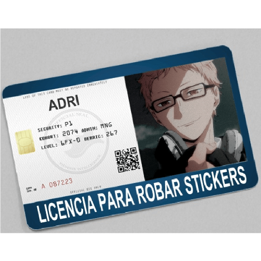 licencia de robar estiker preview