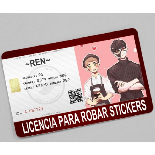 licencia de robar estiker preview