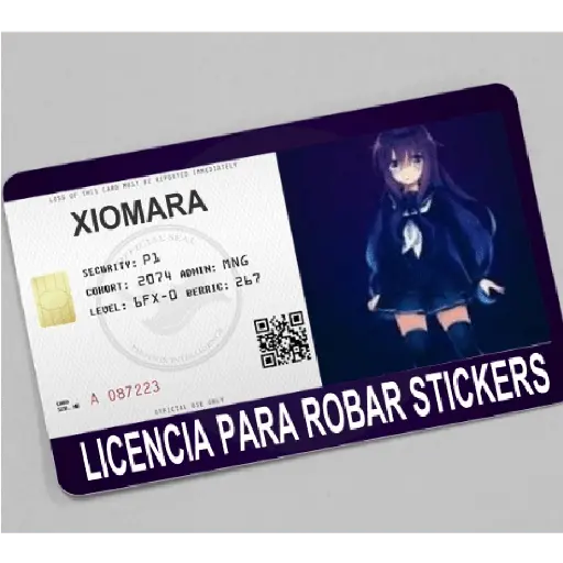 licencia de robar estiker