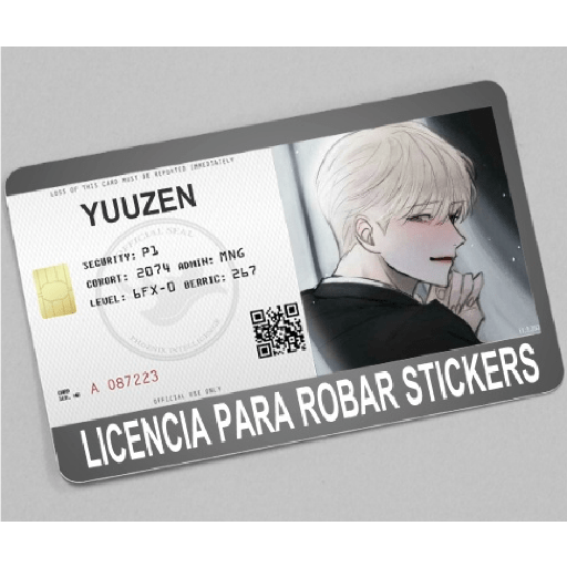 licencia de robar estiker preview