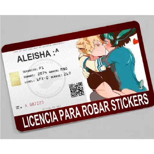 licencia de robar estiker