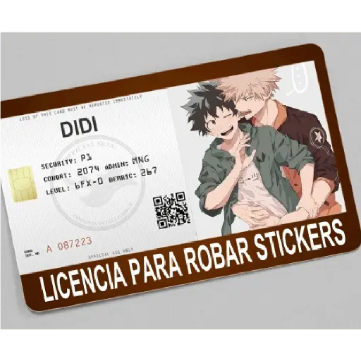 licencia de robar estiker