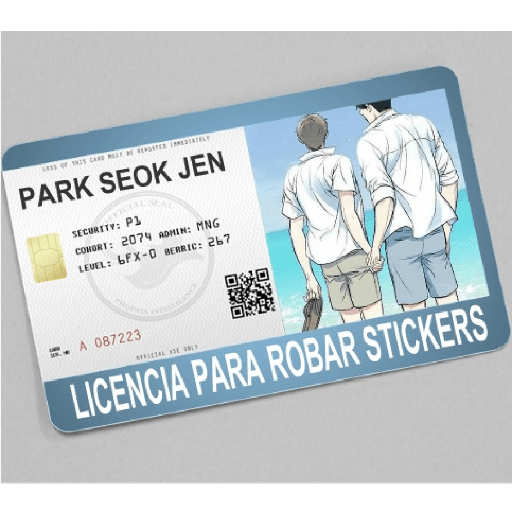 licencia de robar estiker preview