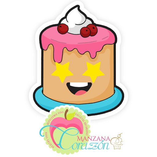 Manzana Corazon emojis preview