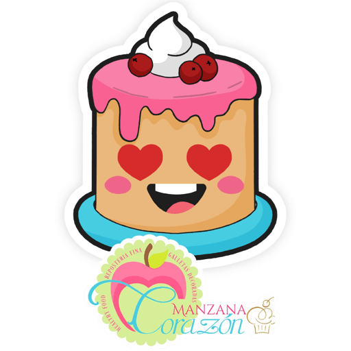 Manzana Corazon emojis preview