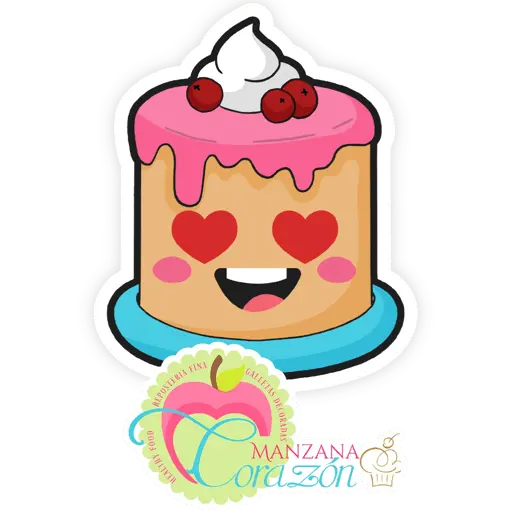 Manzana Corazon emojis