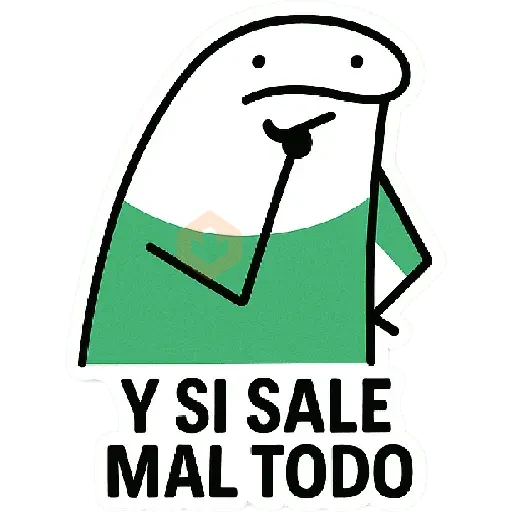 Flork pensativo...💭 sticker 20