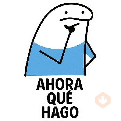 Flork pensativo...💭 sticker 30
