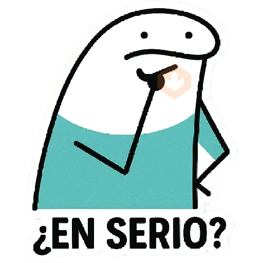 Flork pensativo...💭 sticker 21