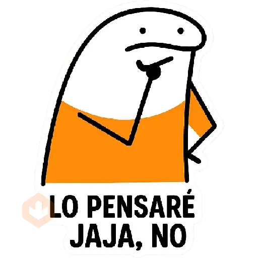 Flork pensativo...💭 sticker 26