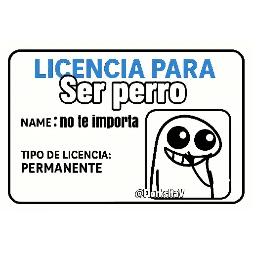 Licencia 😌🗣️😃
